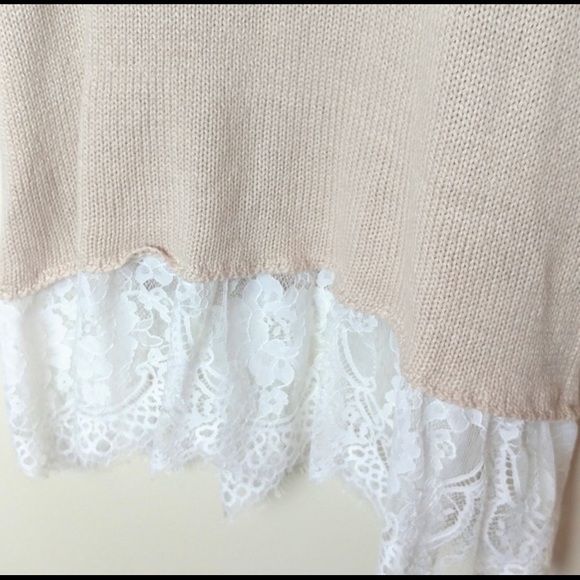 Cloud Chaser Knit & Lace Tank - Picture 3 of 6